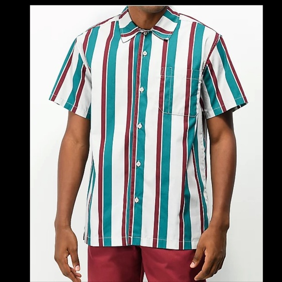 Dickies Other - 🔥Special Edition UNISEX Dickies SkateBoard Jamie Foy Havana Stripe Button Shirt